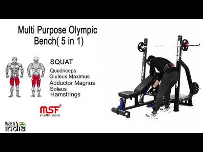 Multi Purpose Olympic 5 in 1 Bench