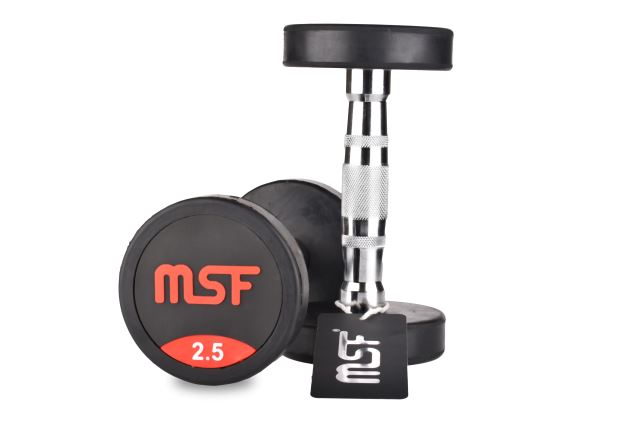 Dumbbell Round (Rubberized)