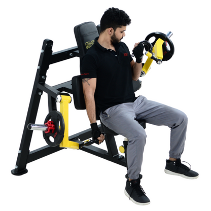 Bicep Curl Isolateral Plate Loaded Machine