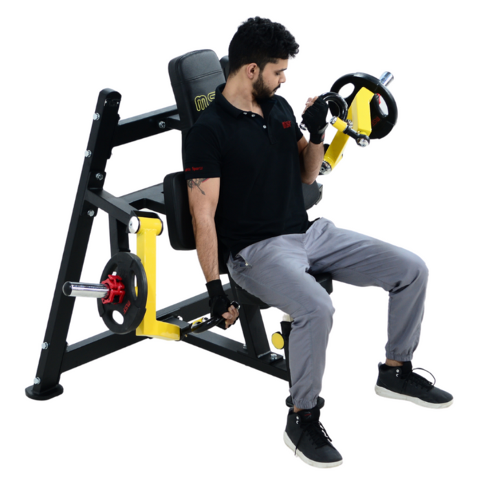 Biceps Curl Isolateral Plate Loaded machine