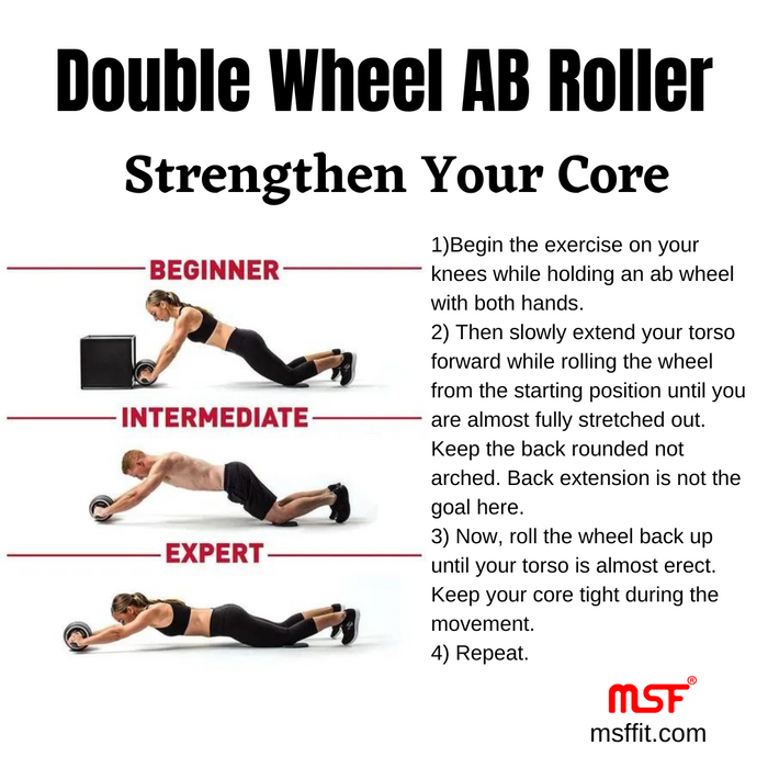 Double Wheel AB Roller