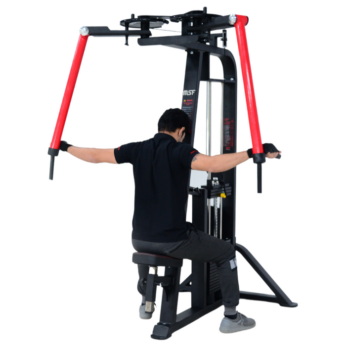 Pec dec rear delt fly sale