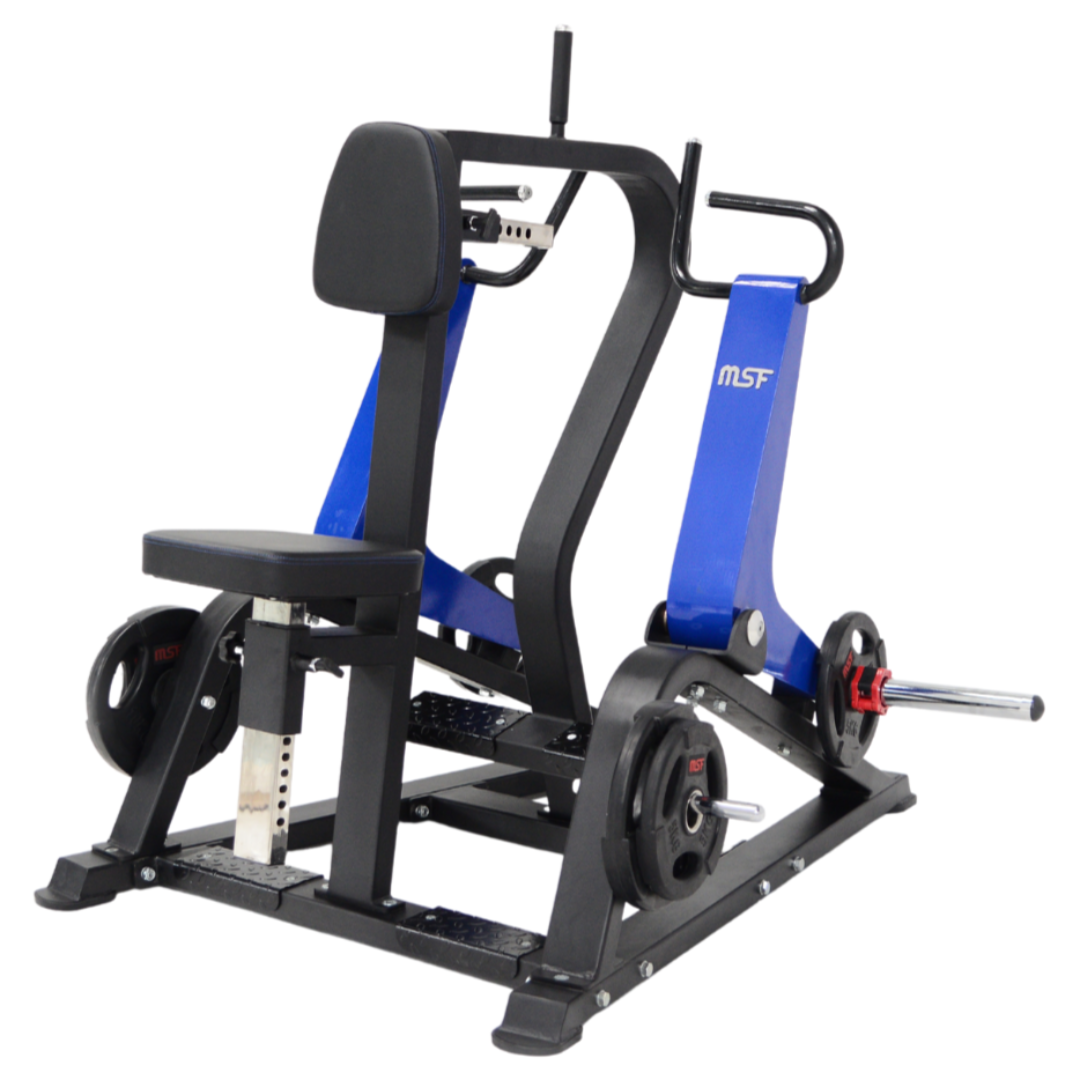 Seated Rowing with Chest Support (Plate Loaded) — MSFFIT