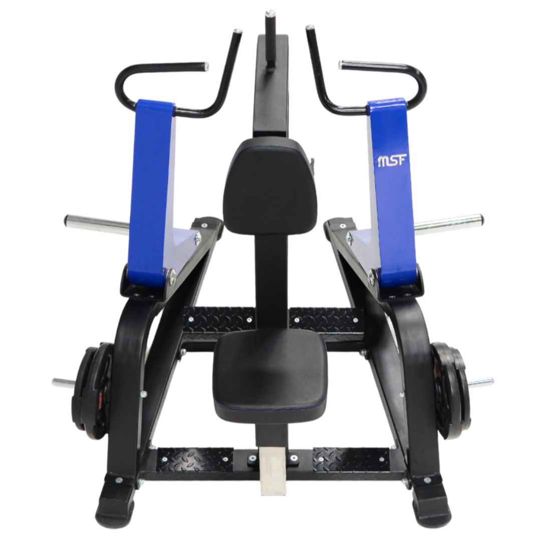 Seated Rowing with Chest Support (Plate Loaded) — MSFFIT