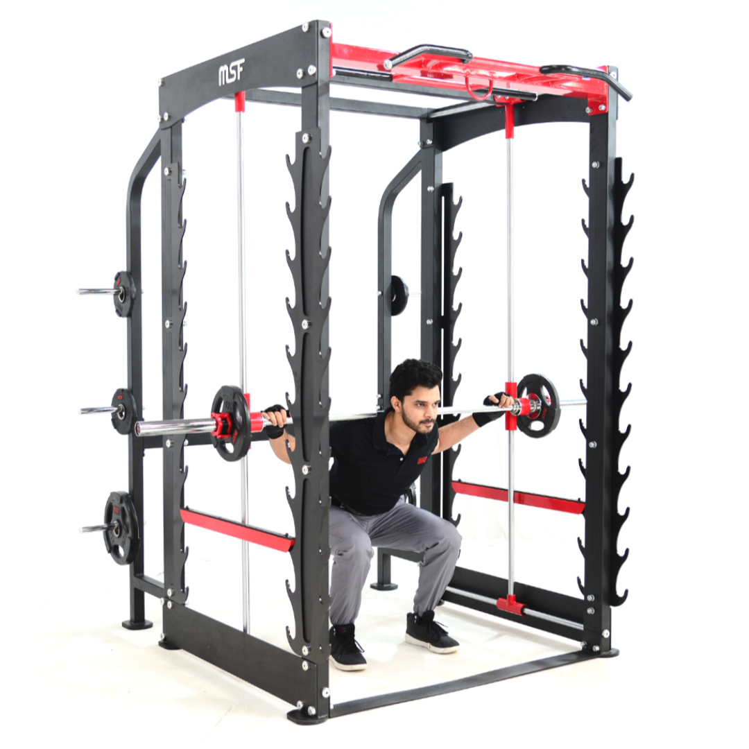 3D Smith Machine with Front Squat Rack