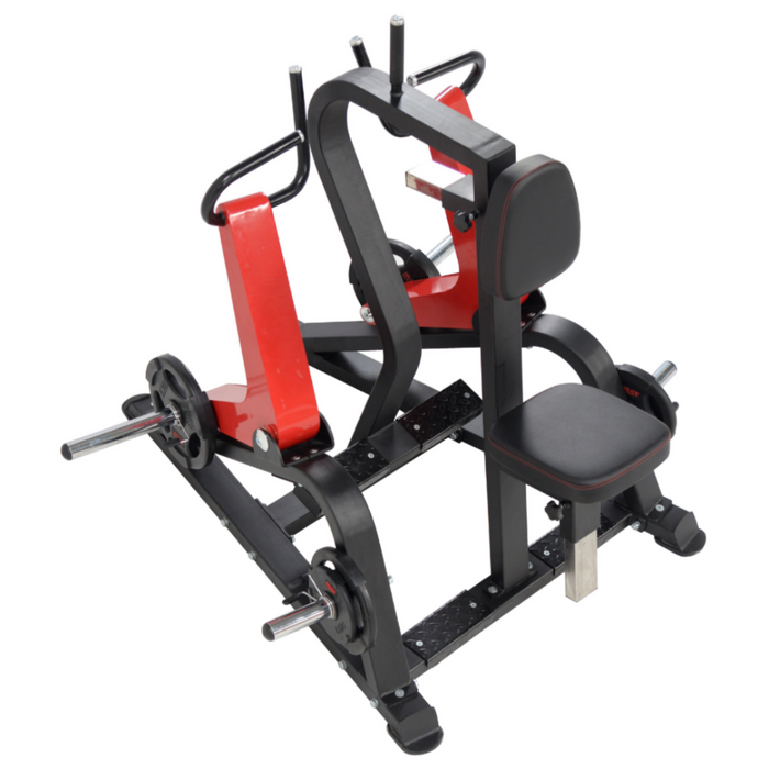 Seated Rowing with Chest Support (Plate Loaded) — MSFFIT