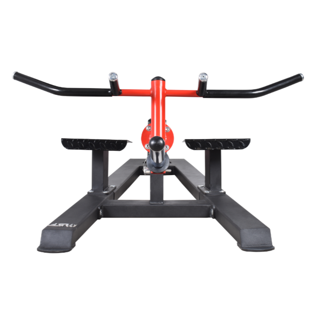 T-Bar Rowing With Regular Handle (Plate Loaded)