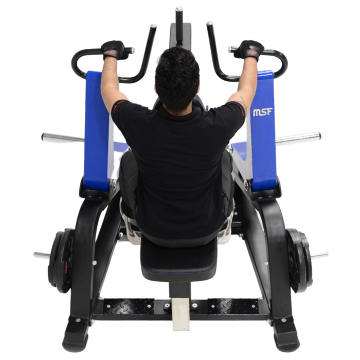 Seated Rowing with Chest Support (Plate Loaded) — MSFFIT