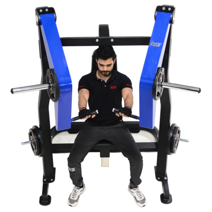 Plate loaded seated chest press hotsell