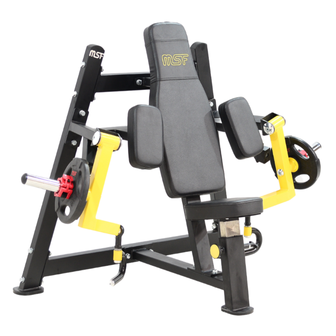 Bicep Curl Isolateral Plate Loaded Machine