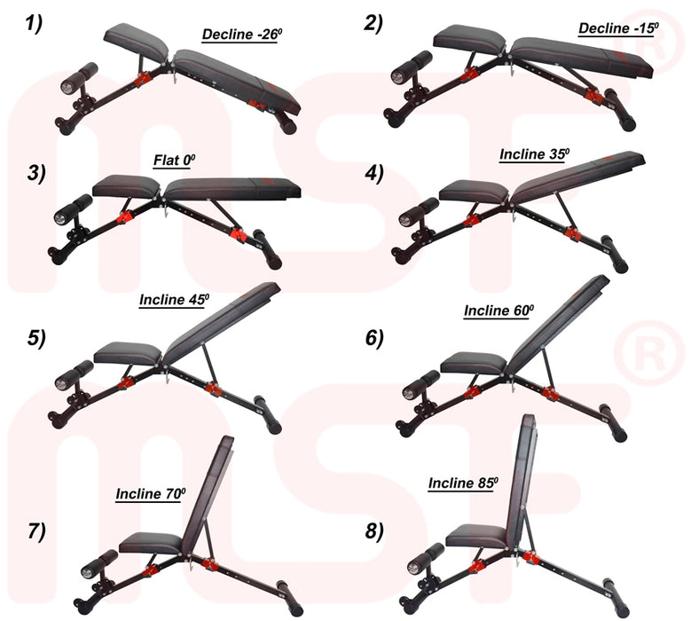 Foldable Multi Adjustable Bench