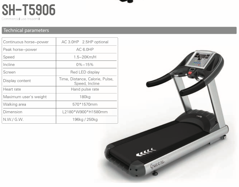 SHUA TREADMILL SH - T5906