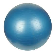 Anti burst exercise ball with hand pump